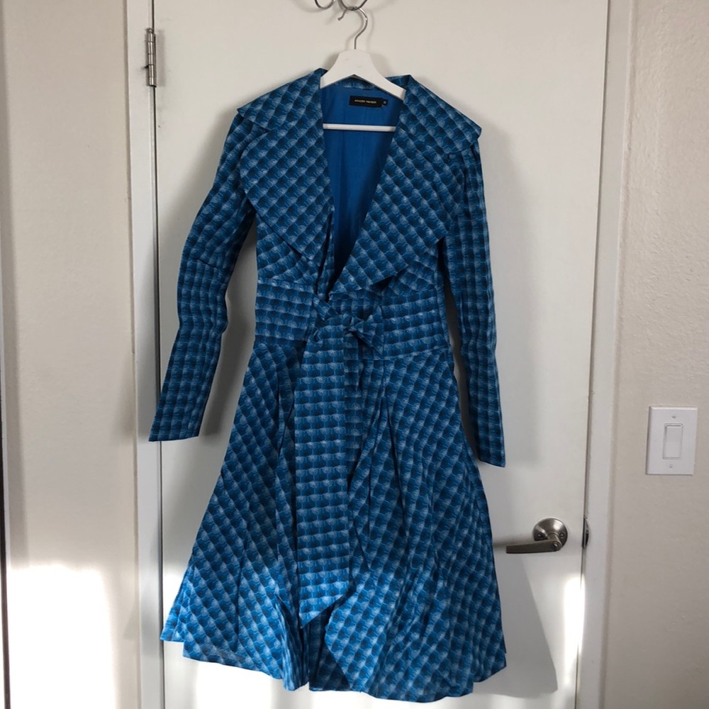 blue coat / dress